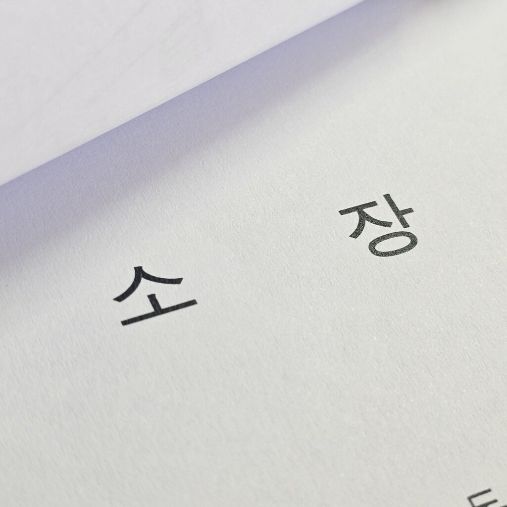 이혼 소장 표지 일부