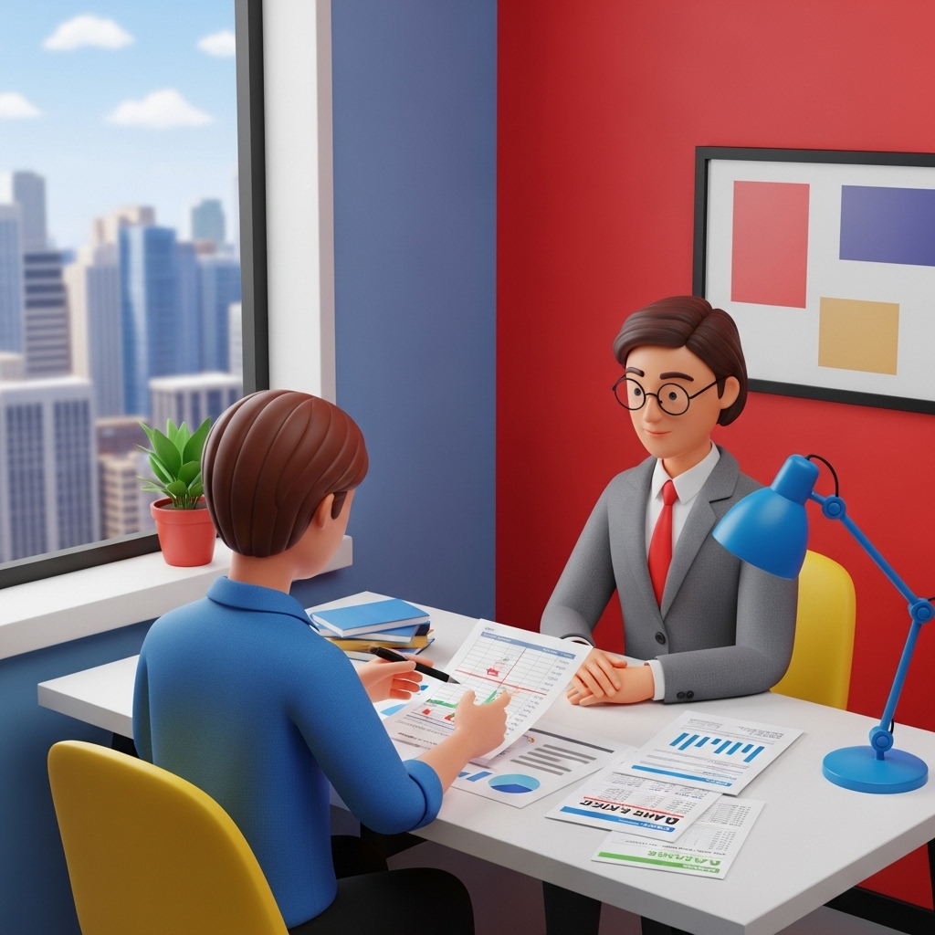 군산시에서 개인회생 상담을 받으며 소득과 채무 서류를 확인하는 장면