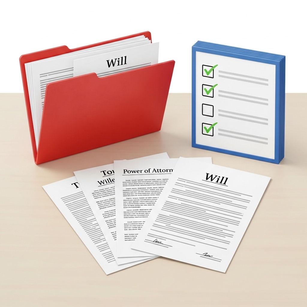 개인회생 서류를 준비하며 체크리스트로 누락 여부를 점검하는 장면