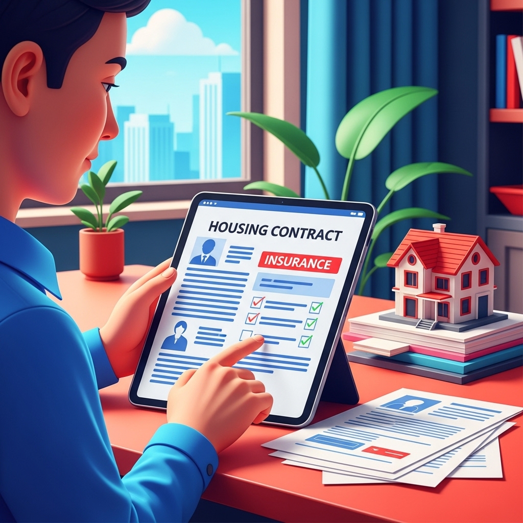 전세 계약 전에 전세보증보험 가입 가능 여부를 체크하는 장면