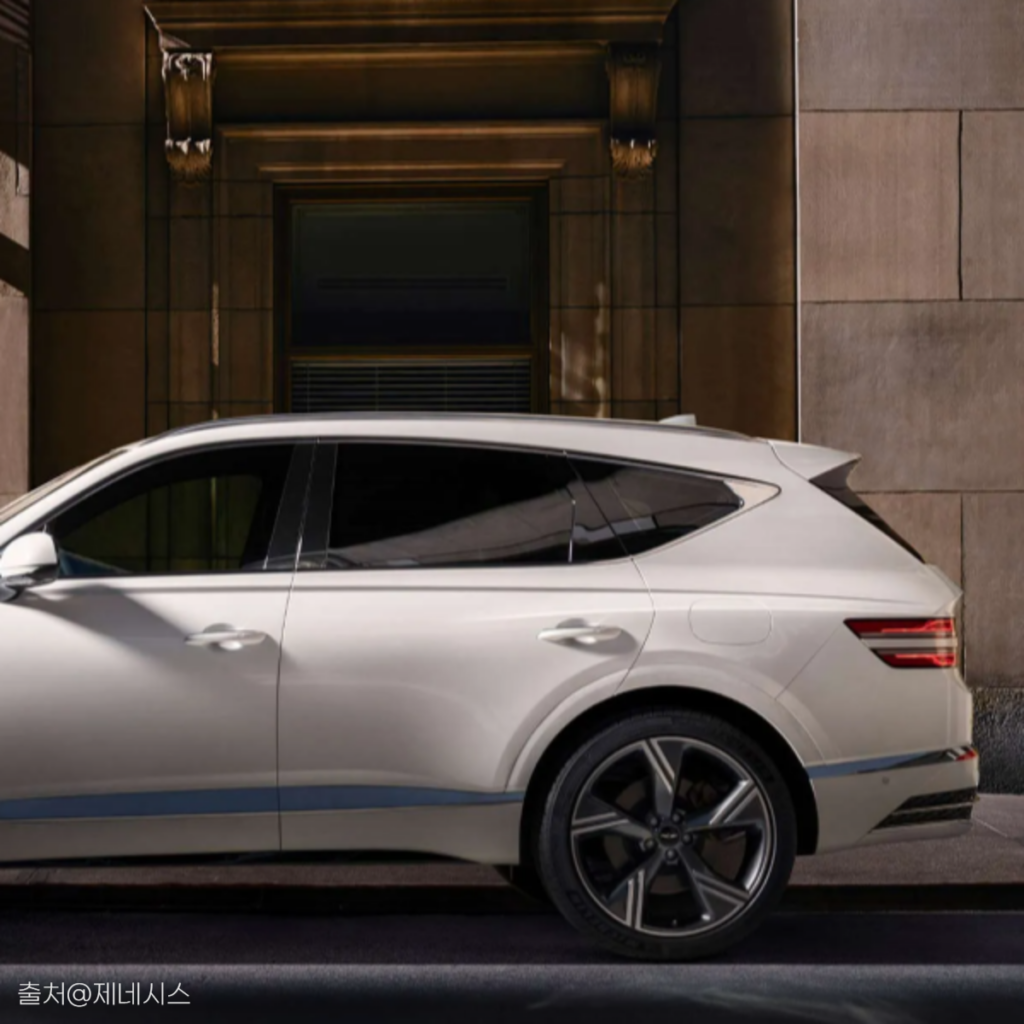 제네시스 GV80 외부 측면