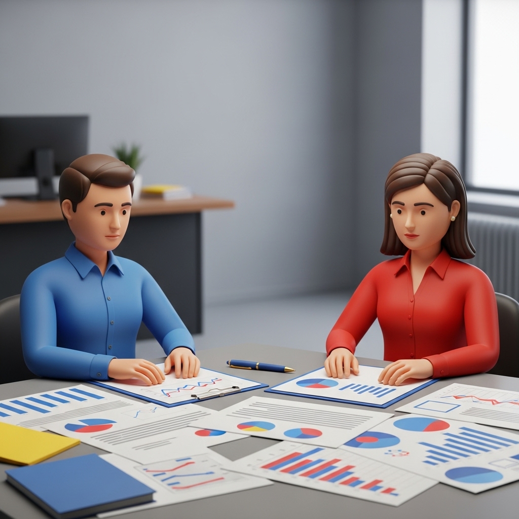 외도 의심 상황에서 조사 비용 상담을 고민하는 장면