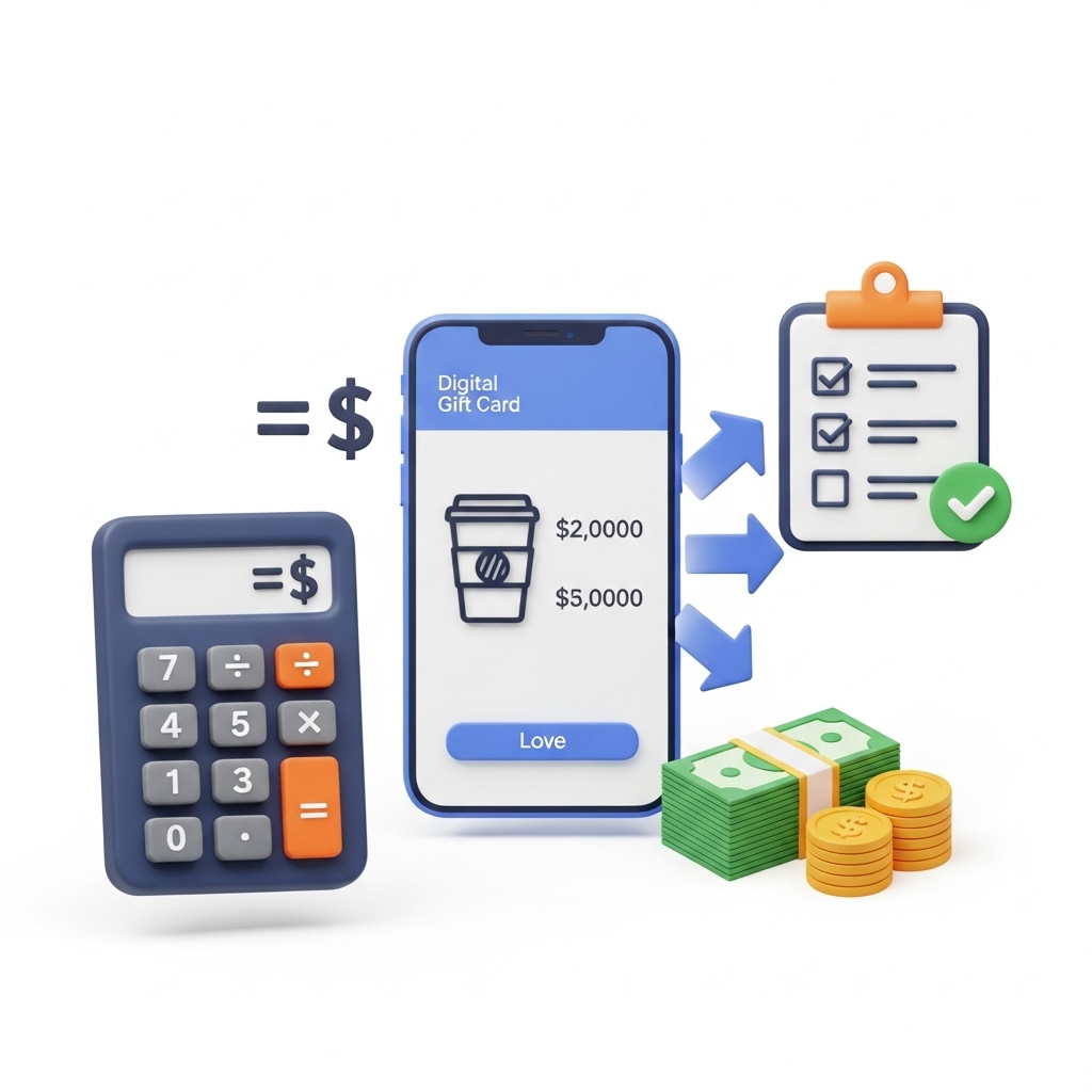 스타벅스 상품권을 현금으로 전환하는 과정을 설명하는 이미지