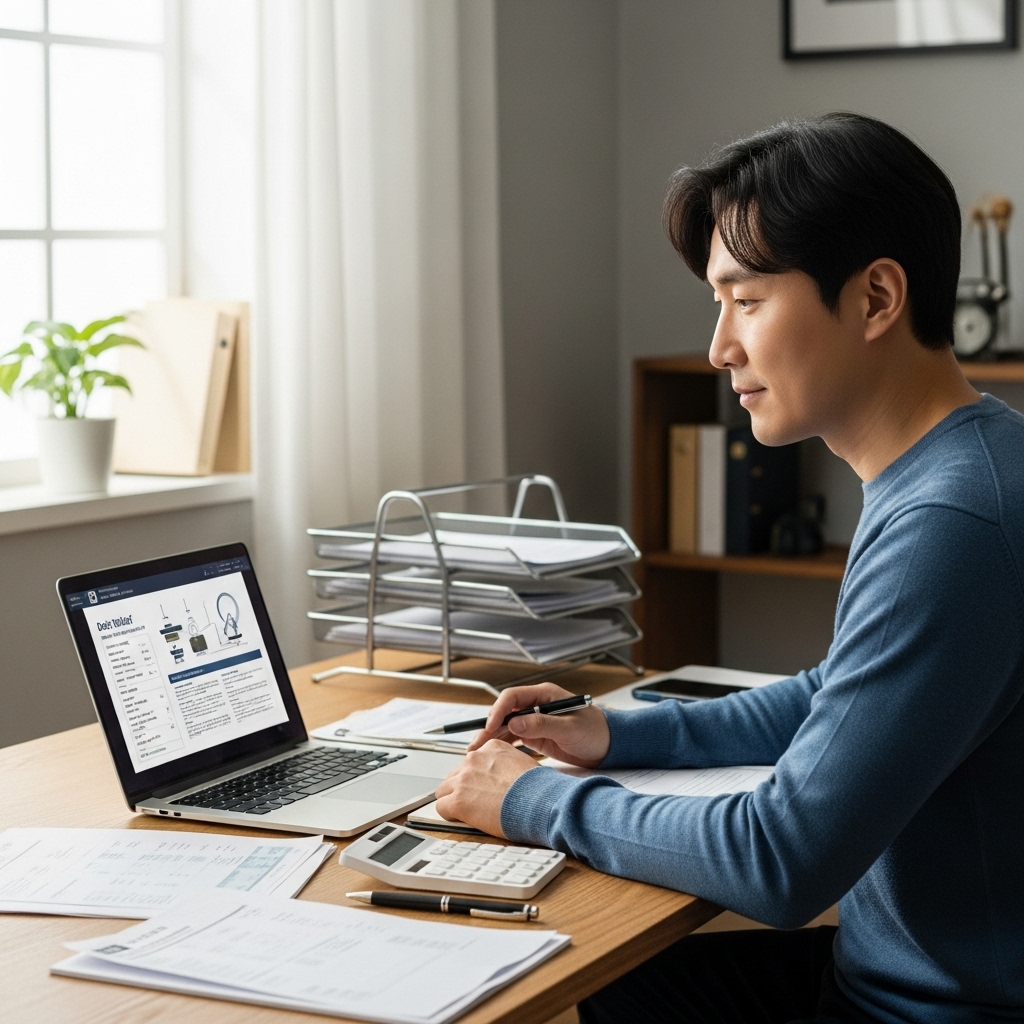 개인회생으로 빚 탕감 가능 금액을 무료로 알아보는 상황