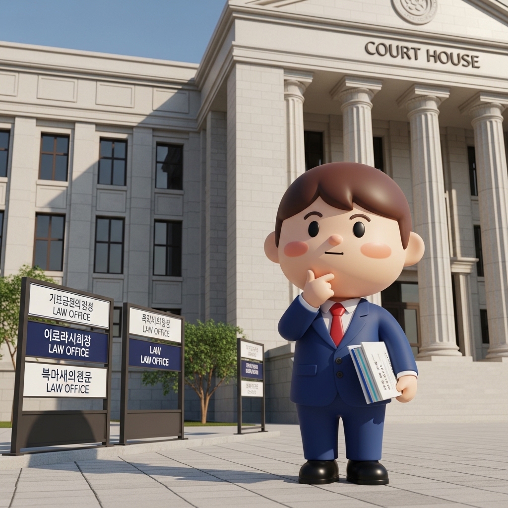 서울 서초동 법원으로 가는 길을 지도 앱으로 확인하는 모습