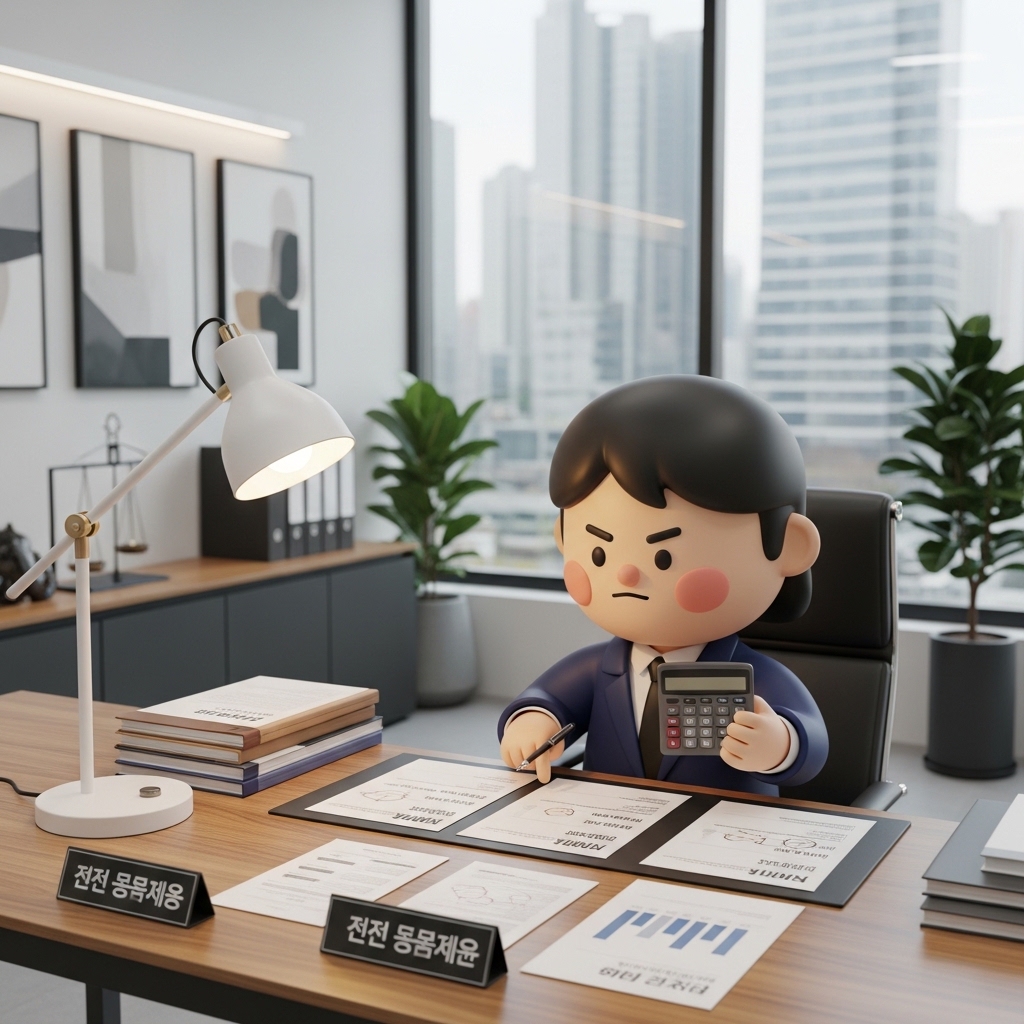 서초구 법률상담 비용을 비교하는 모습