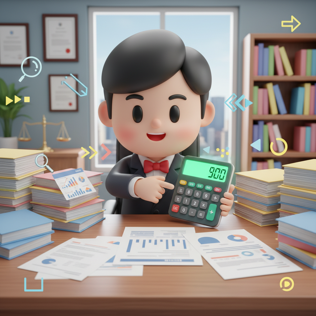 변호사 상담 비용을 비교하며 고민하는 모습