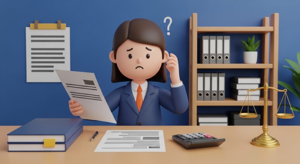 채무 상담을 위해 전문가와 상담하는 장면