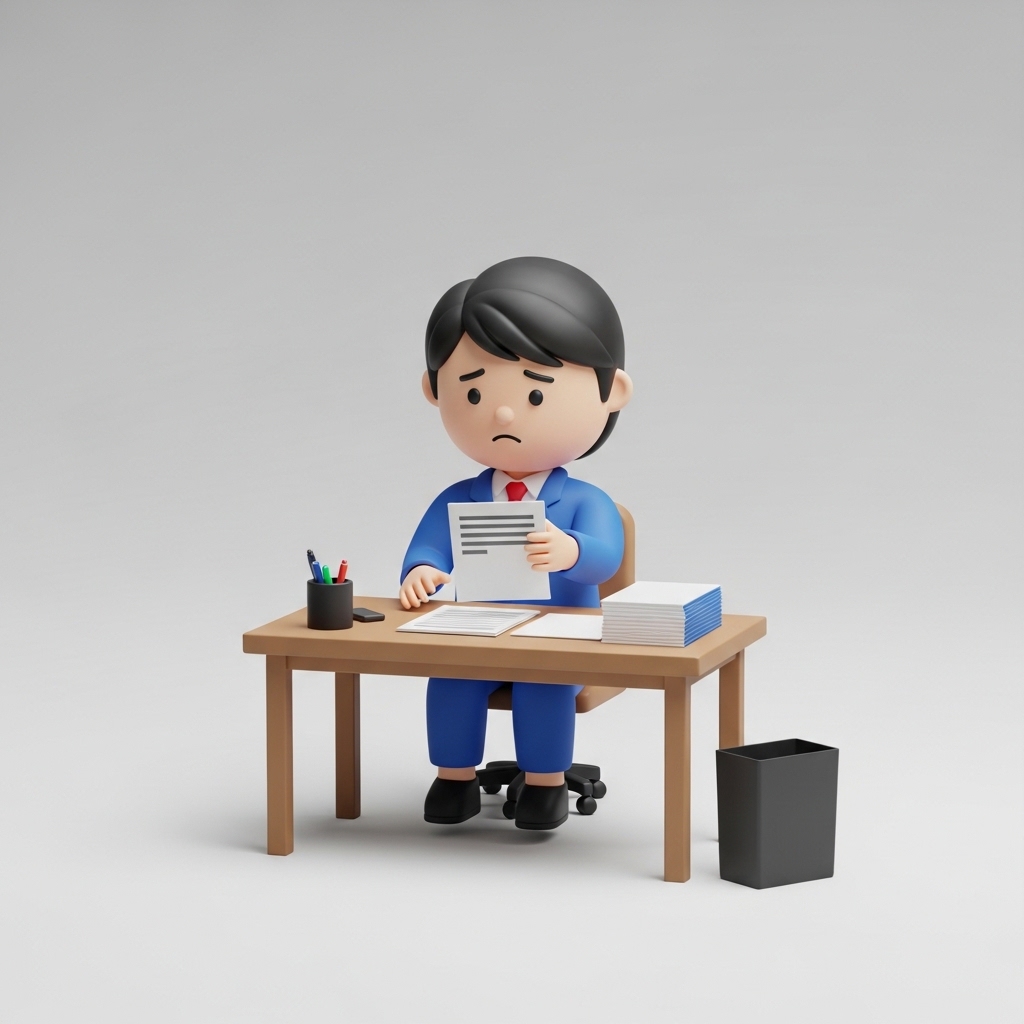 개인회생 법률구조공단 상담 전 채무 서류를 정리하는 모습