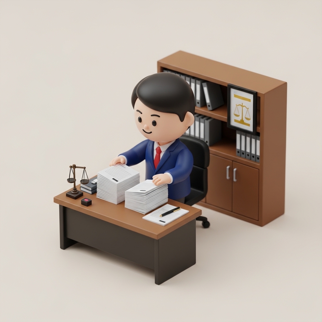 남구 옥동 변호사법률상담 서류를 준비하는 모습