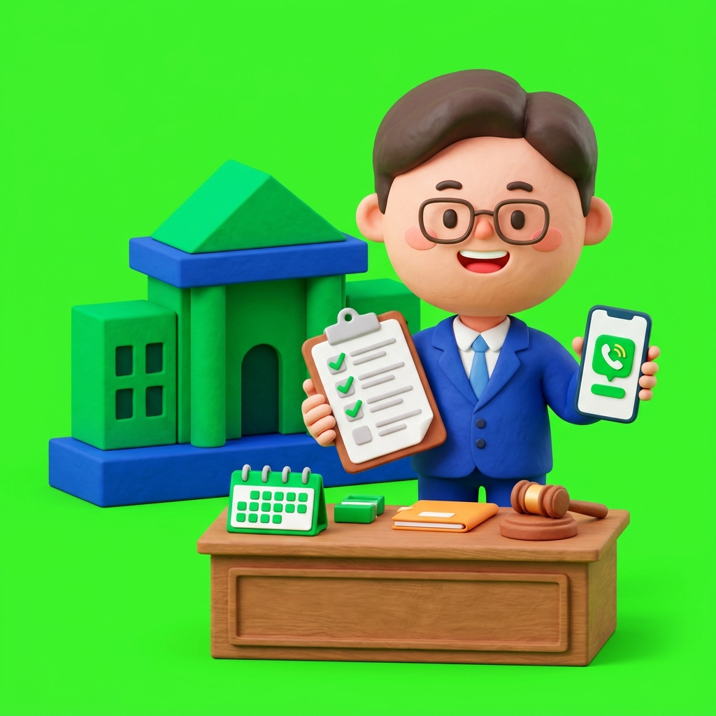 법률구조공단 대구 상담 예약 전 준비서류를 확인하는 모습