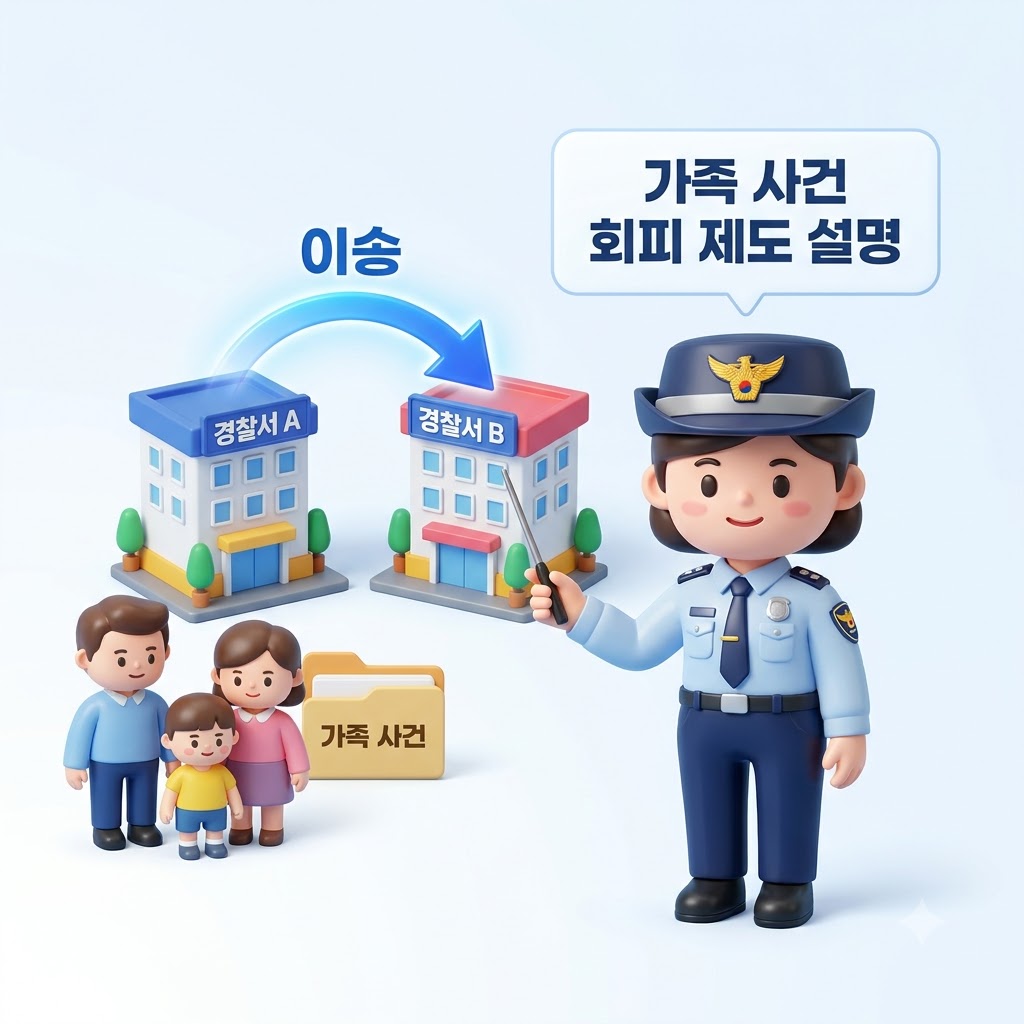경찰 상피제 가족사건 이첩 기준 안내