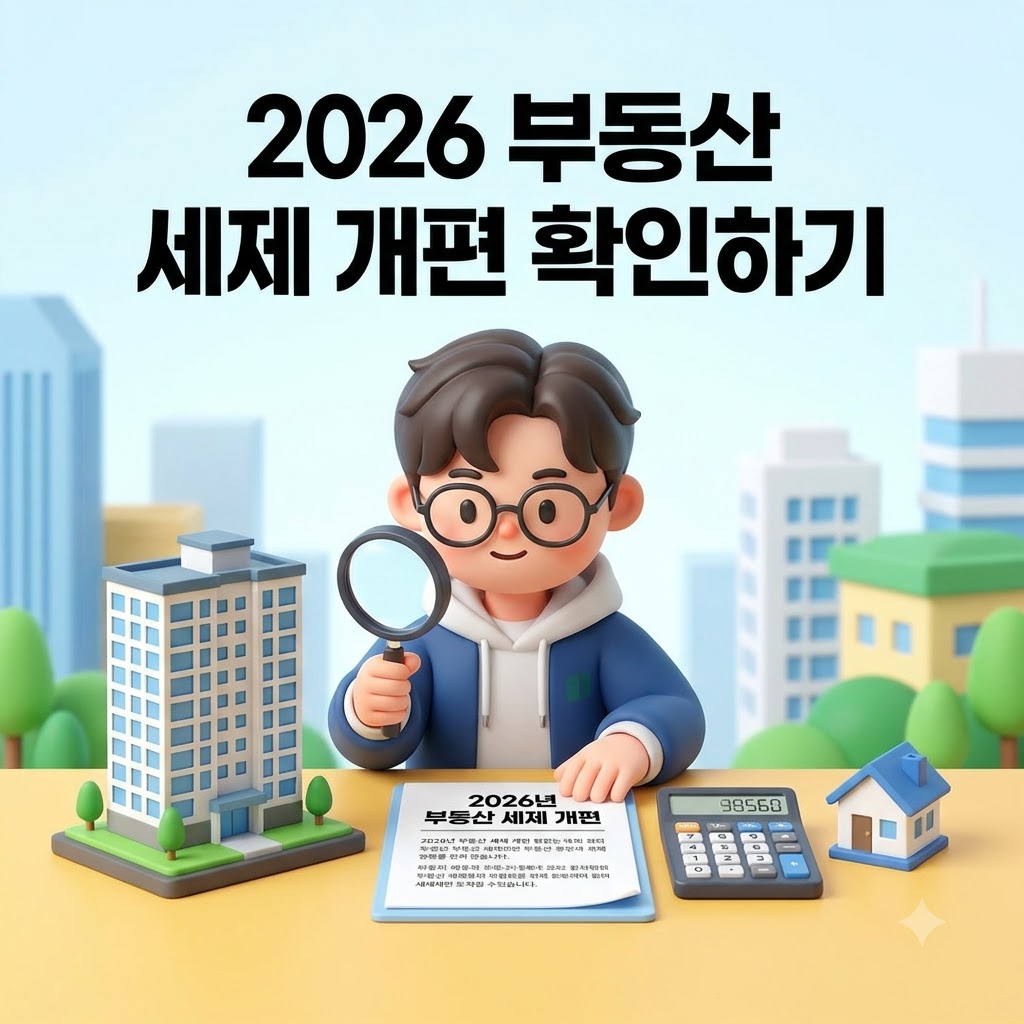 2026 부동산 세제개편 종부세와 양도세 확인