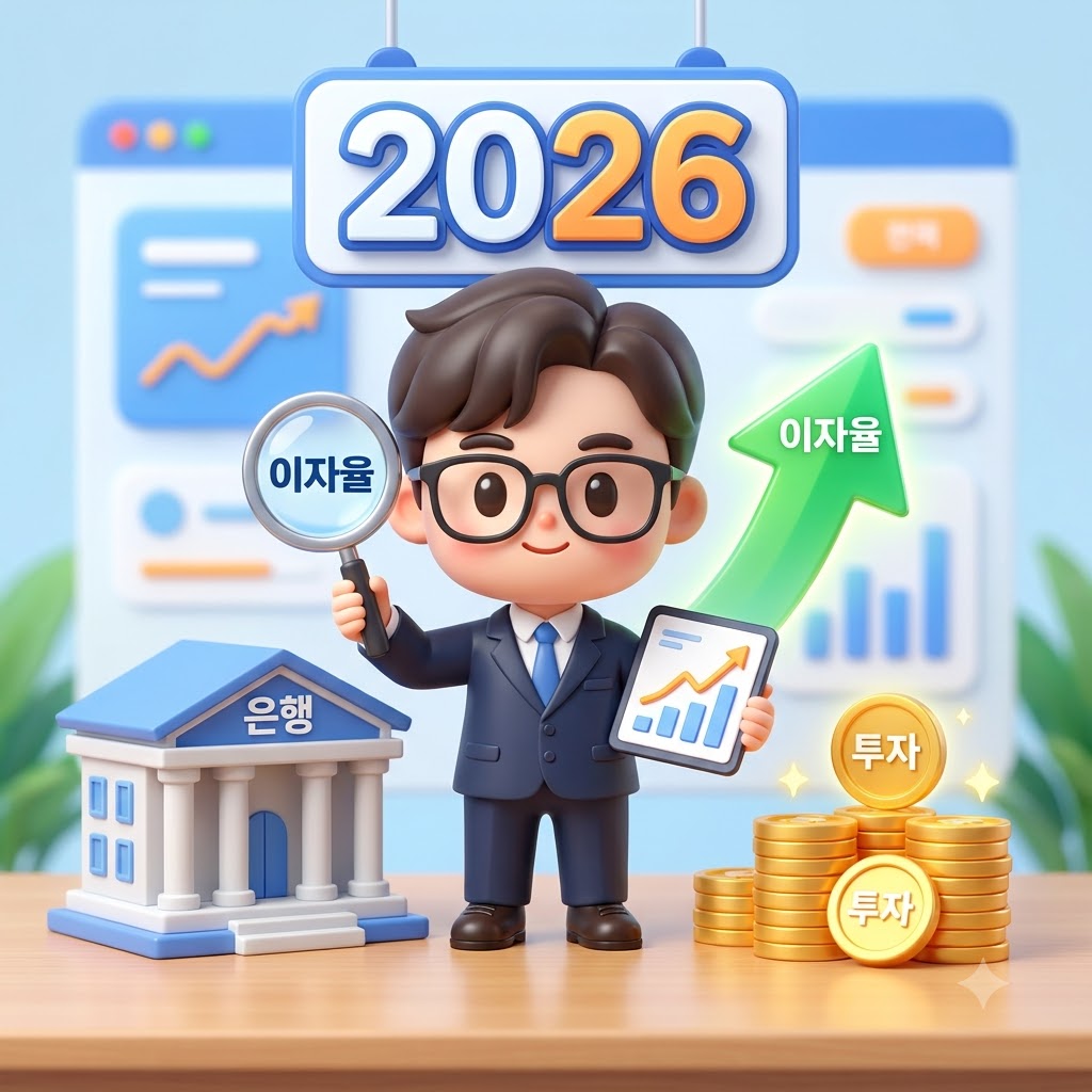 금리인상 시 주식시장 영향을 설명하는 투자 정보 이미지