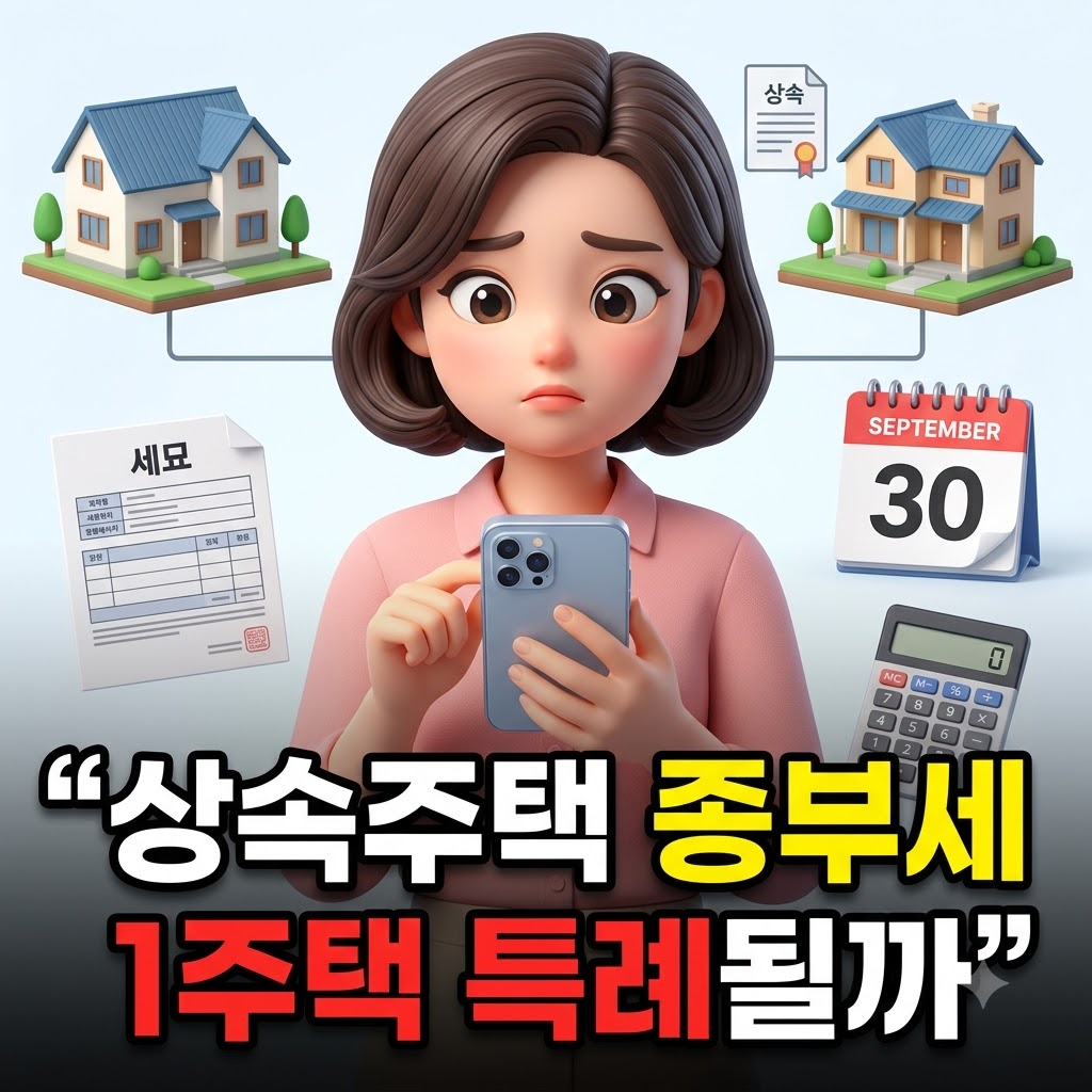 상속주택 종부세 1주택 특례 여부를 확인하는 상속인