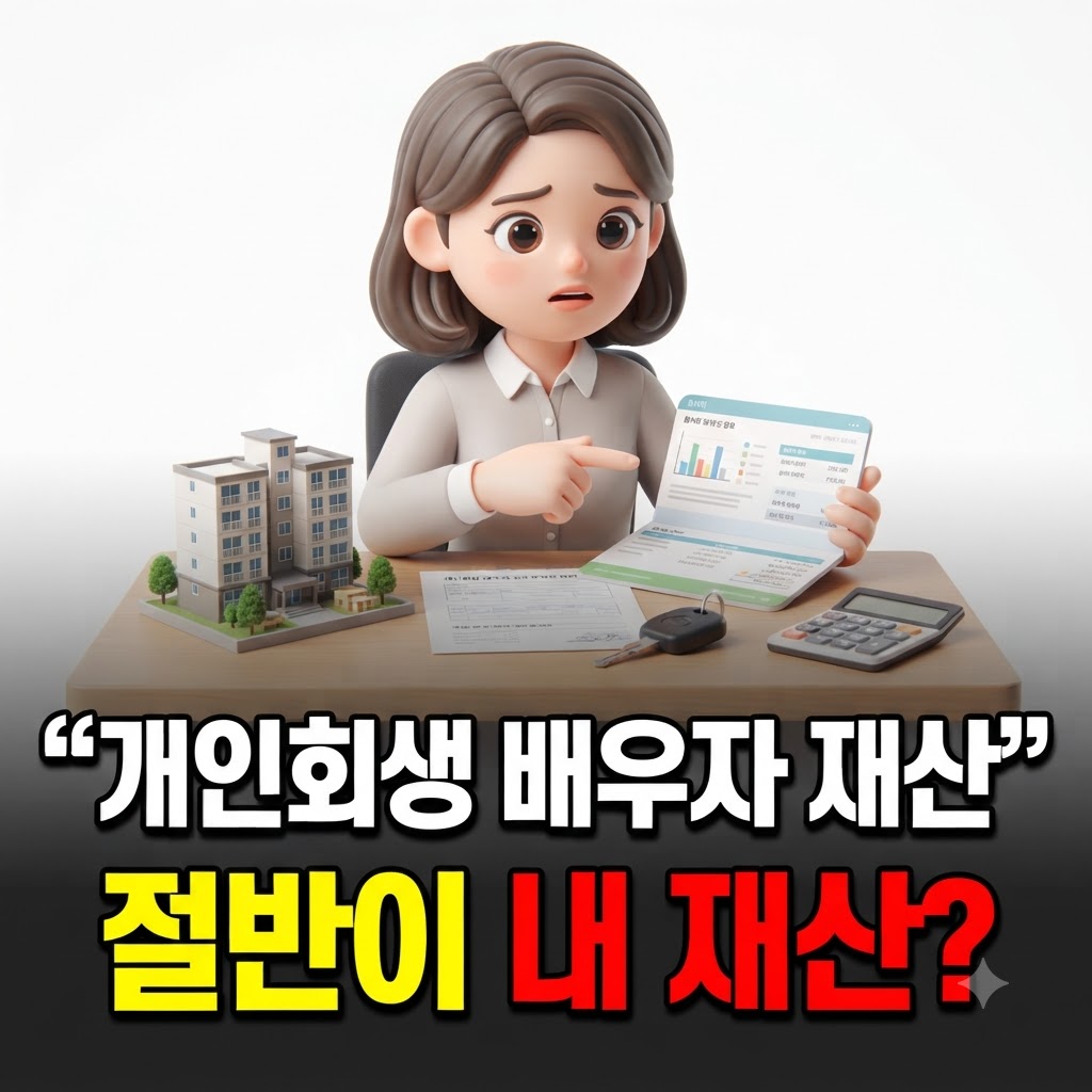 개인회생 배우자 재산과 청산가치를 확인하는 신청자